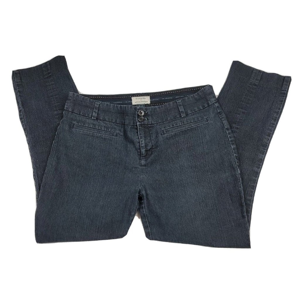 Anthropologie Womens 28 Pilcro and the Letterpress High-Rise Denim Leggings Crop